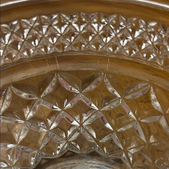 Vgt Anchor Hocking Wexford candy dish/pedestal compote. - Picture 7 of 7